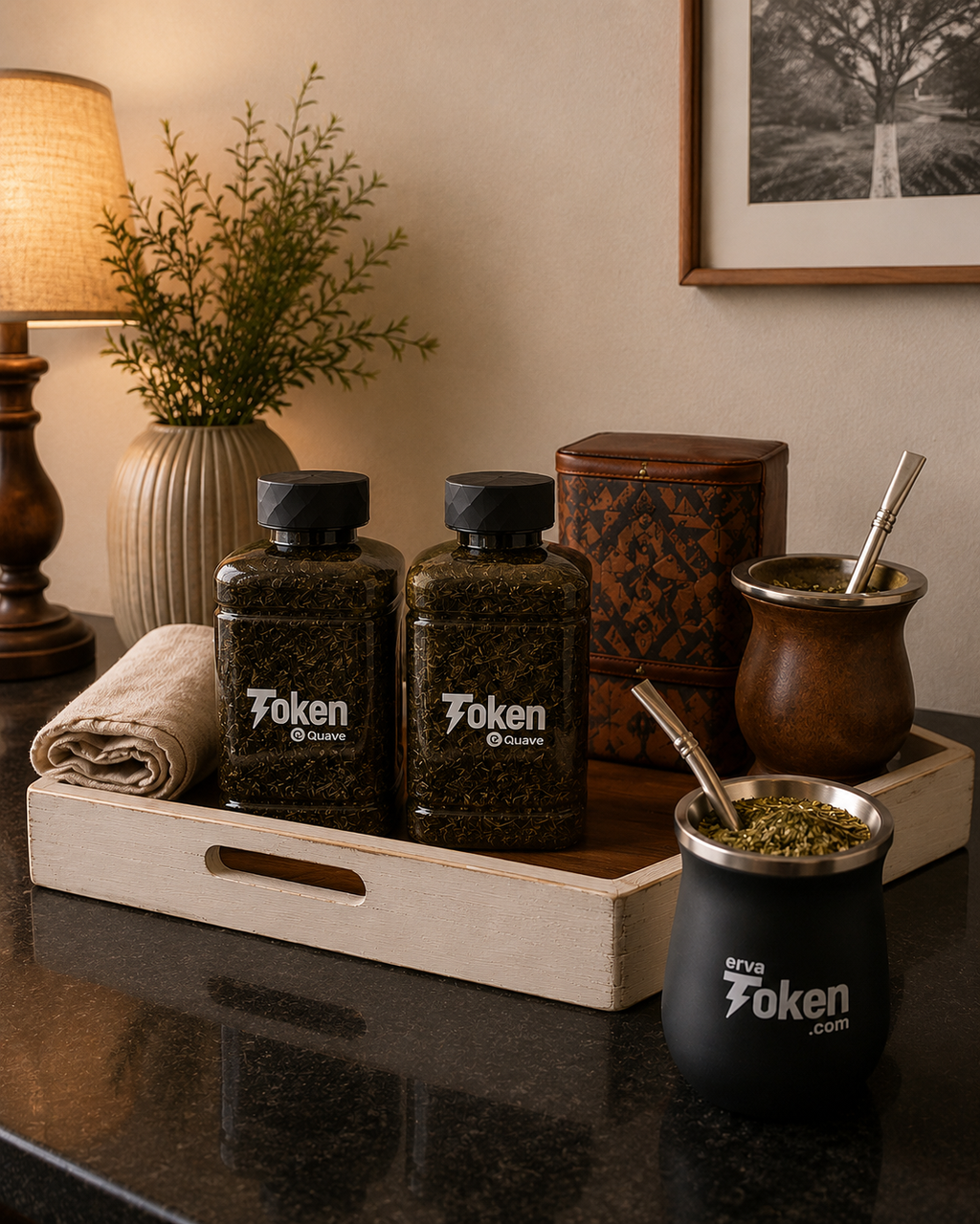 Kit 2 Ervas Token Pura Folha Nativa (Safra Verão) 500g