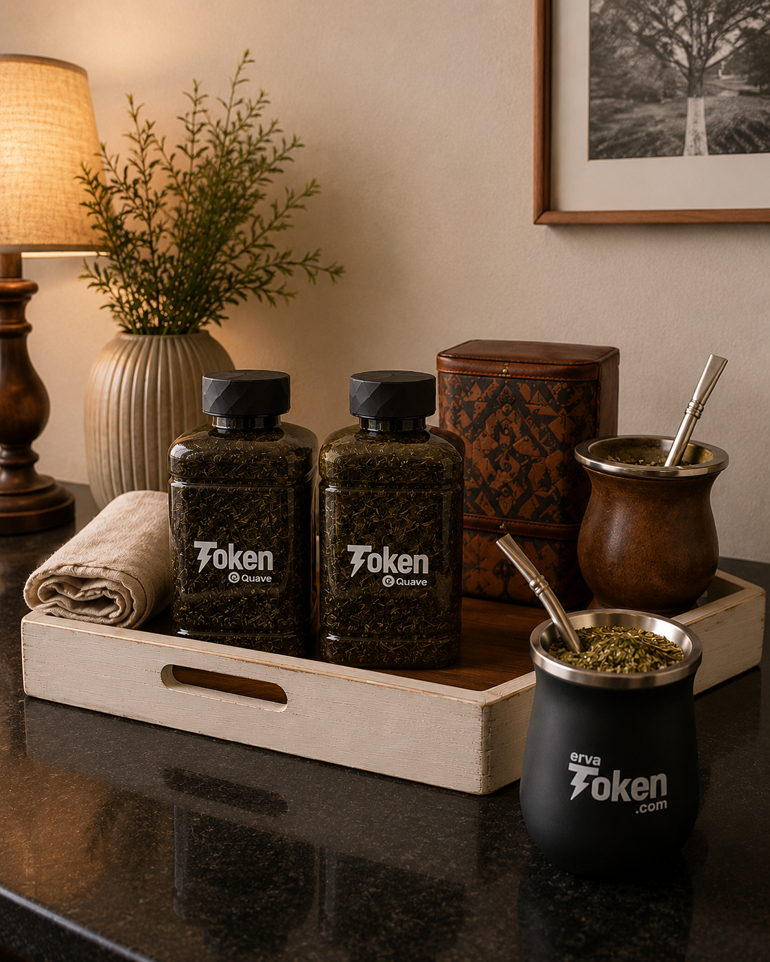 Kit 2 Ervas Token Pura Folha Nativa (Safra Verão) 500g